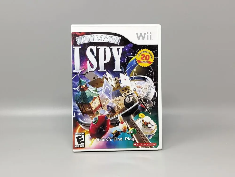 Ultimate I Spy Nintendo Wii Replacement Case & Manual Only No Game
